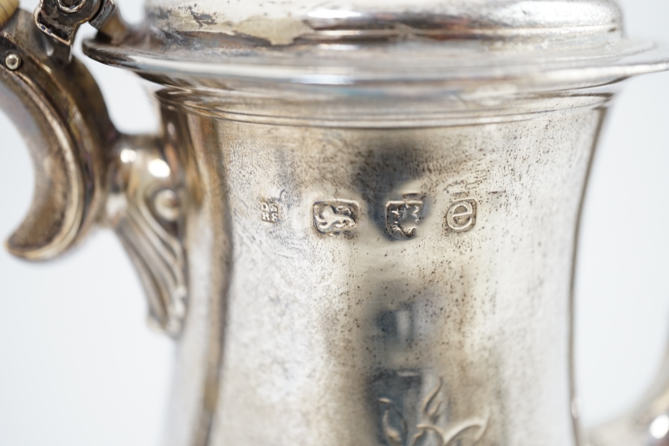 A George III silver coffee pot, by Daniel Smith & Robert Sharp